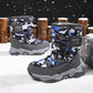 Bottes de neige imperméables pour garçons et filles, chaussures pour temps froid, extérieur 28-37