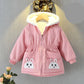Manteau en peluche automne hiver pour enfants nouvelle mode 2-7 ans
