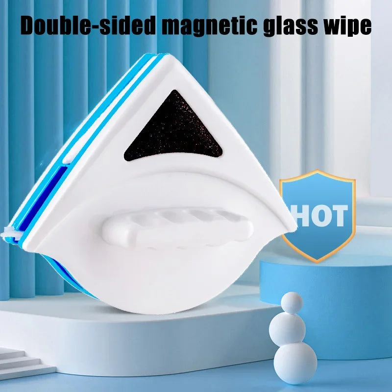 Nettoyeur de vitres magnétique pour le nettoyage de vitres Outil de nettoyage de vitres en verre blue