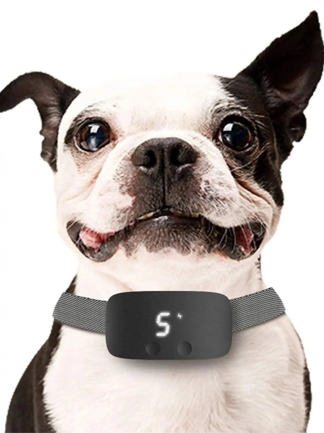 Collier anti-aboiements NED pour chiens, collier de dressage anti-aboiement rechargeable avec 7 vibrations réglables de sensibilité et d'intensité pour les chiens de petite, moyenne et grande taille