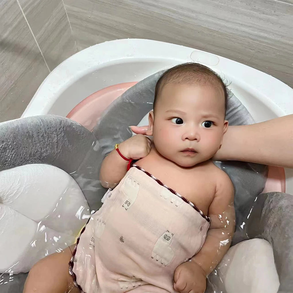 Siège de bain en fleurs pour bébé, confortable