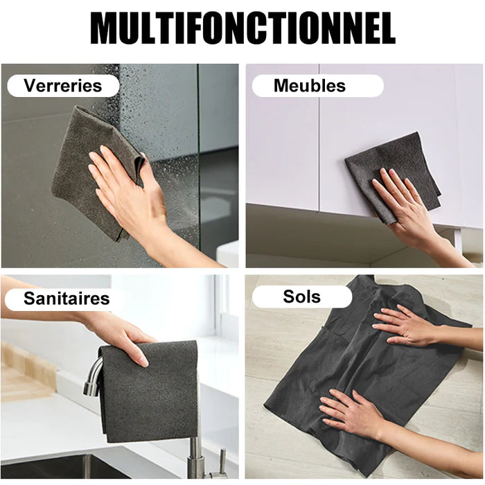 Chiffons De Nettoyage épais Lot 5 Piéces