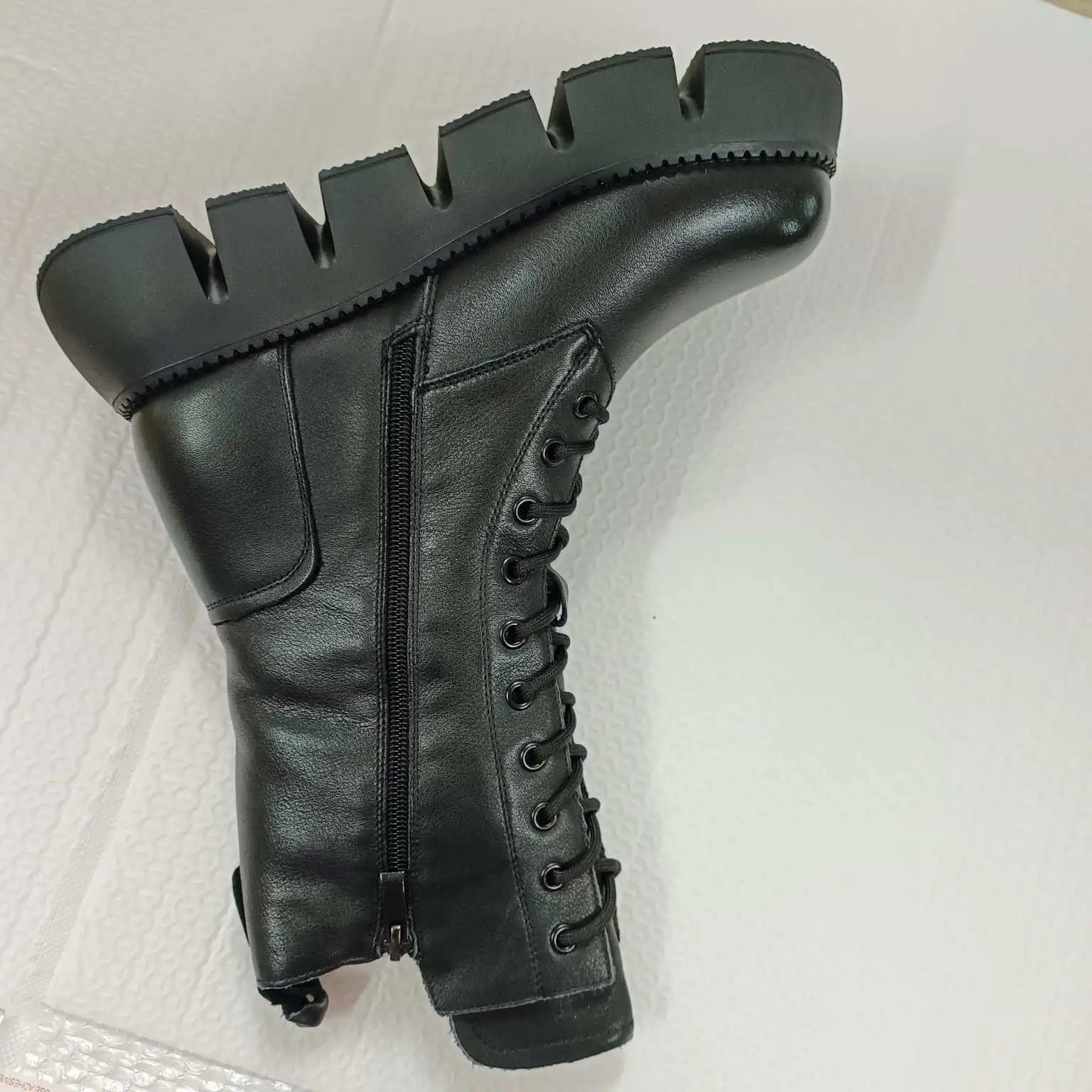 Koznoy-Bottes de rinçage en cuir de vache véritable pour femme