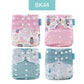 Happyflute 2022 New Fashion Style Baby Nappy 4pcs/set Diaper Cover Waterproof&amp;Reusable Cloth Diaper