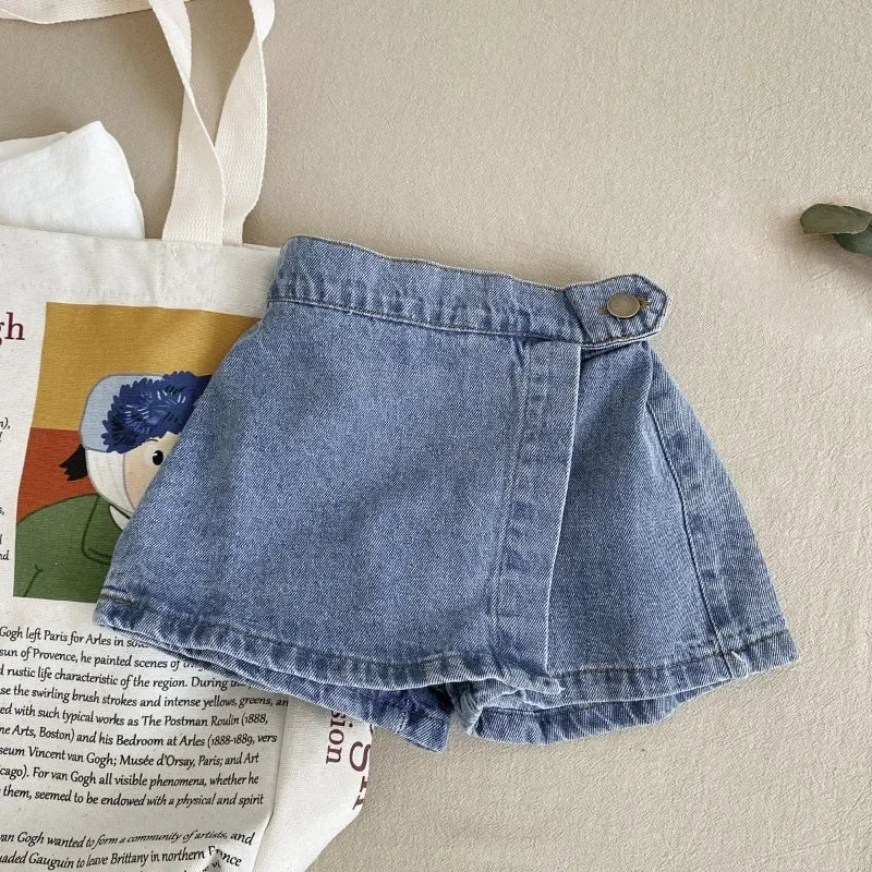 Short en denim pour fille