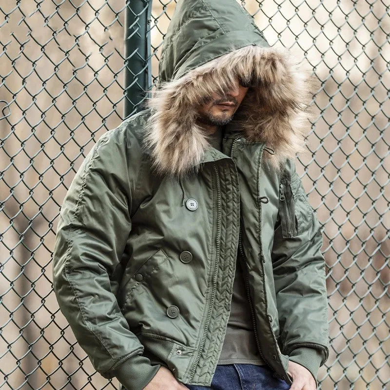 Veste tactique d'hiver en polaire pour homme