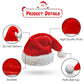 Chapeau de Noël Rouge Pour Adultes Et Enfants