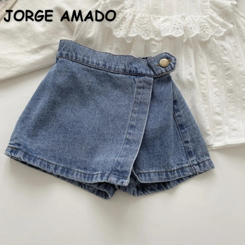 Short en denim pour fille