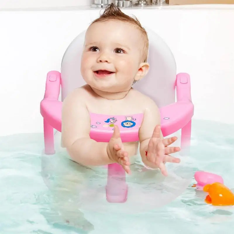 Siège de baignoire pliable pour bébé, tabouret de bain, bébés âgés de 6 à 18 mois