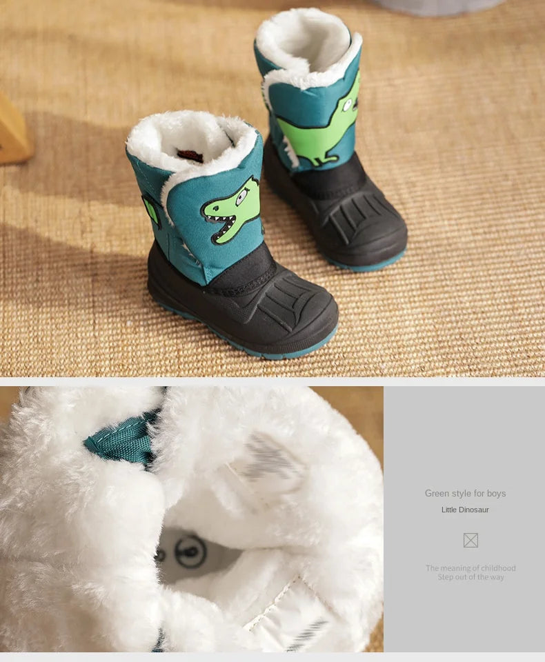 Botte de neige avec motifs imprimés pour garçon bébé