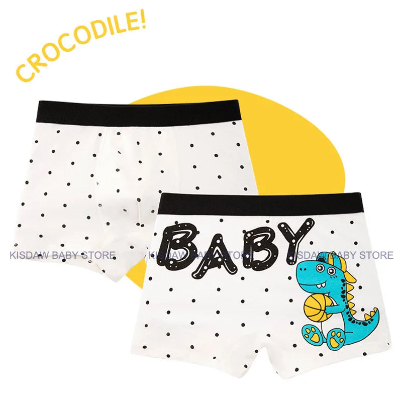 Sous-vêtements Culotte  Pour Garçon 4 Pcs/Lot - Dessine Dinosaures