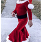 Costume de Noël elfe vert pour filles, ensemble de vêtements pour enfants, tenue de fête de Noël, costume de festival, utilisé pour les tout-petits, nouvel an