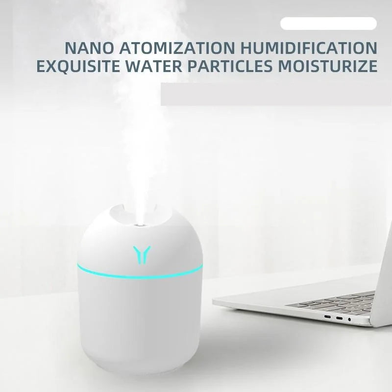 Mini humidificateur d'air USB, diffuseur d'huiles essentielles d'arôme pour la maison et la voiture