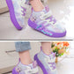 Disney Princess Elsa High Top Casual Board Shoes Automne et Hiver Pour Enfants Plus Chaussures de sport en peluche 7-13