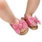 Sandales à noeud pour petites princesses.