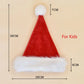 Chapeau de Noël Rouge Pour Adultes Et Enfants