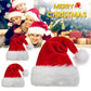 Chapeau de Noël Rouge Pour Adultes Et Enfants
