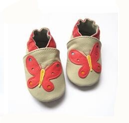 Chaussons En Cuir Souple Pour Fille