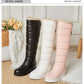 Hiver chaud rose blanc neige bottes femmes et filles