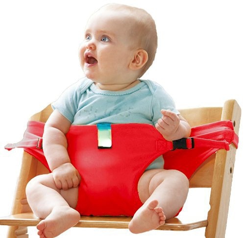 Chaise de Voyage Pliable et Lavable pour Enfant et Bébé, Couverture de Salle à Manger Haute, Ceinture