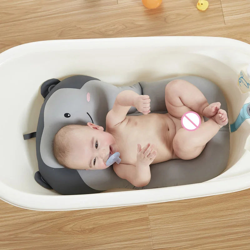 Siège de baignoire pliable en forme de singe pour bébé