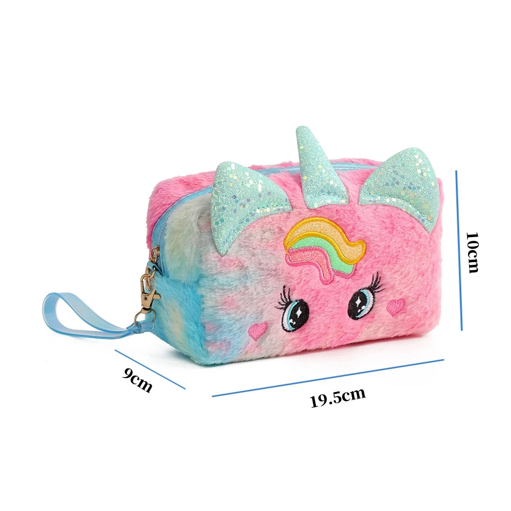 Sac Enfants Stylo Cas Étudiants Fournitures Scolaires Licorne