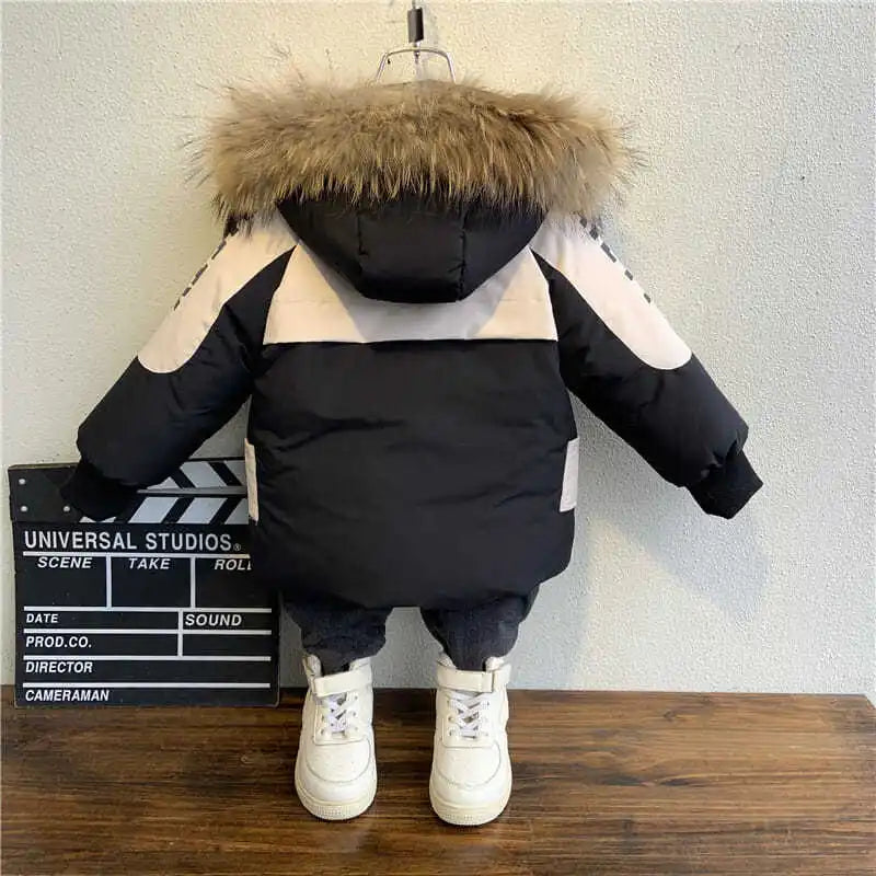 Manteau d’hiver pour garçons 1-8 ans