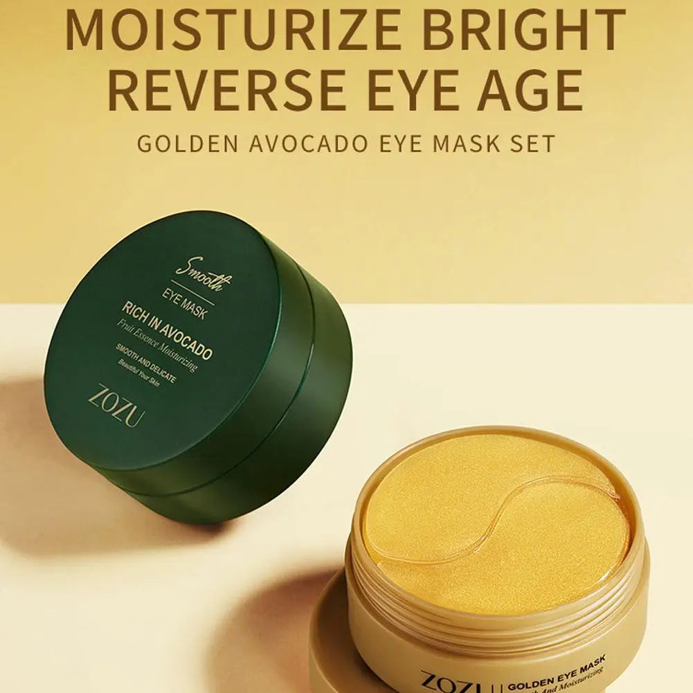 Masque pour les yeux en or Améliorer les rides des yeux et les lignes évasées Patchs hydratants pour les yeux Hydratation Anti-cernes