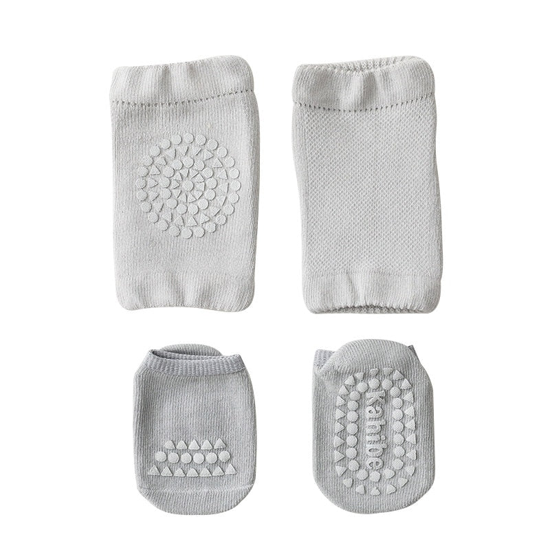 Genouillères et chaussettes pour enfants pour la protection.