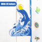 Mesure bébé autocolant Autocollants de hauteur de bande dessinée tridimensionnelle 3d amovibles
