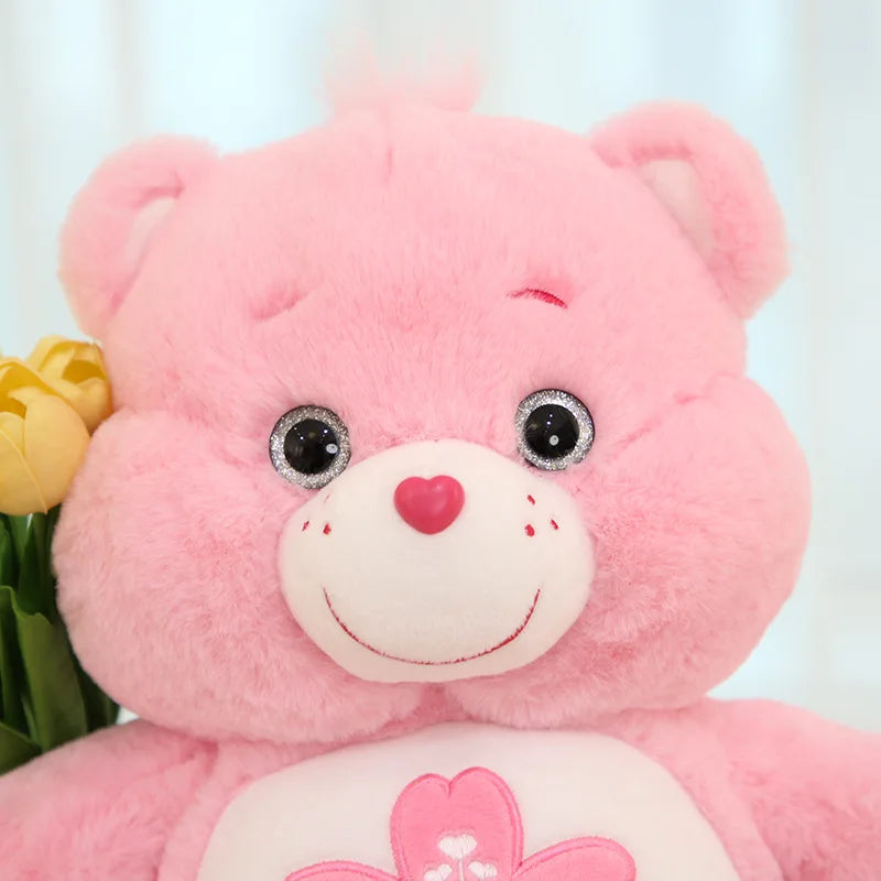 Ours en peluche Kawaii rose Sakura, joli ours de dessin animé, poupées en peluche douces, jouets mignons, cadeau pour filles 22 cm, 33 cm, 45cm