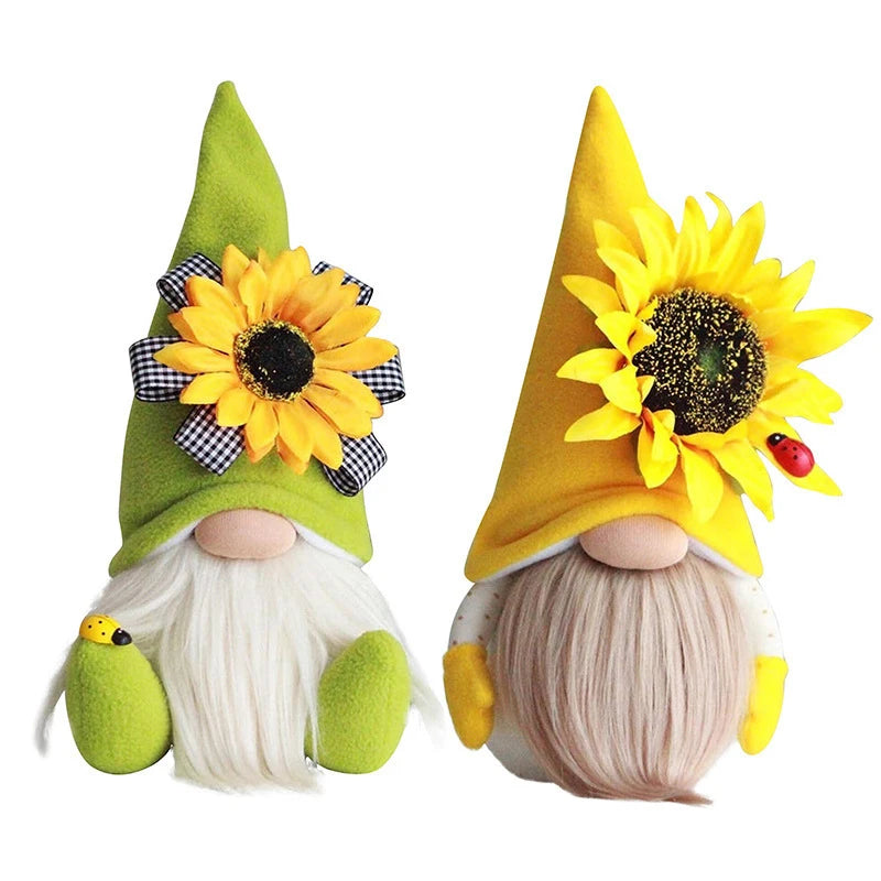 Abeille Gnome Printemps Tournesol Poupée Décor