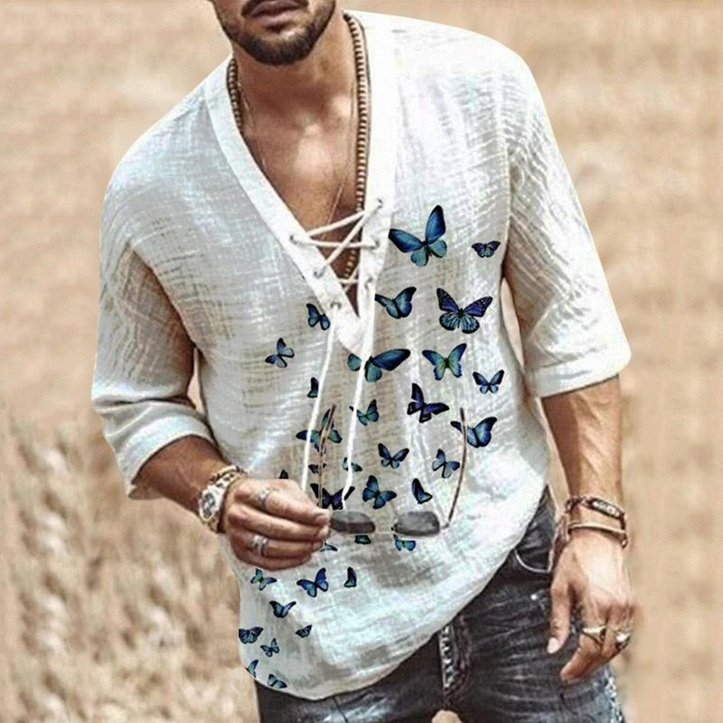 T-SHIRT BLANC D'ETE POUR HOMME.™