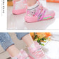 Disney Princess Elsa High Top Casual Board Shoes Automne et Hiver Pour Enfants Plus Chaussures de sport en peluche 7-13