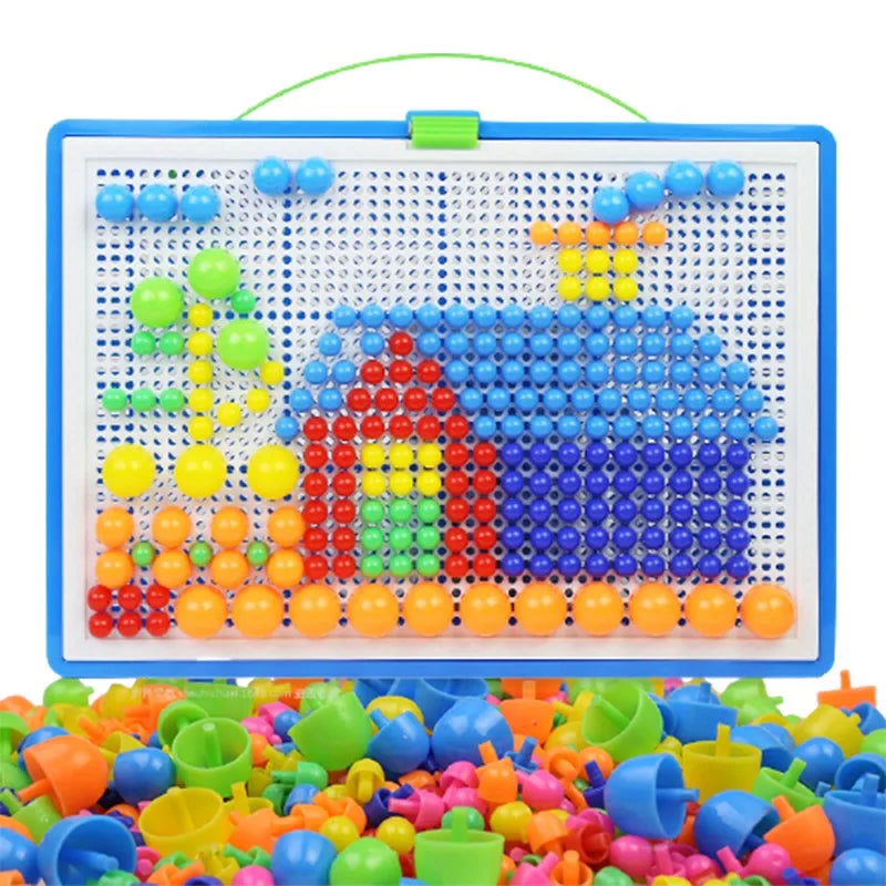 Jouets faits à la main Montessori dos, jeu de puzzle 3D intelligent, Meilleur Cadeau