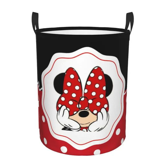 Panier à linge  Minnie Mouse Anime pour jouets de chambre d’enfant Organisateur Bacs de rangement pas cher