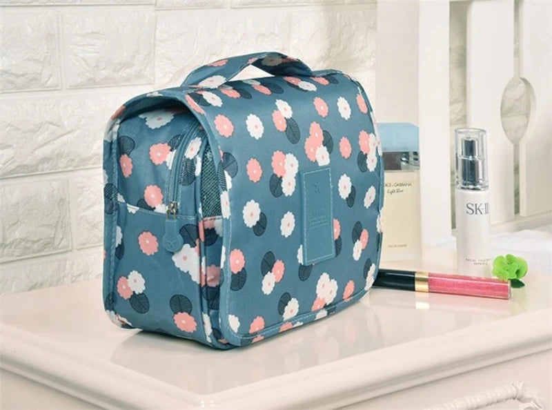 AiQInu Sac Organisateur De Maquillage De Voyage En Nylon Femmes