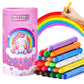 24 couleurs licorne crayons de cire pour enfants lavables et effaçables crayons de couleur ensemble pour enfants bébé crayon à séchage rapide cadeau d’anniversaire Pas Cher