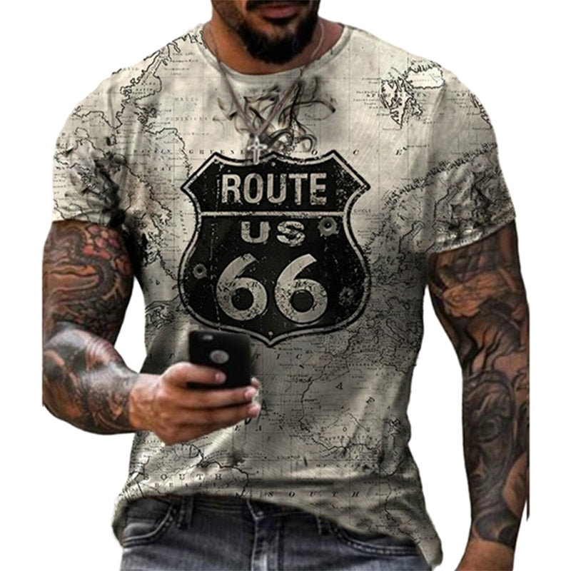 T-shirt à Manches Courtes pour Homme. T-SHIRT