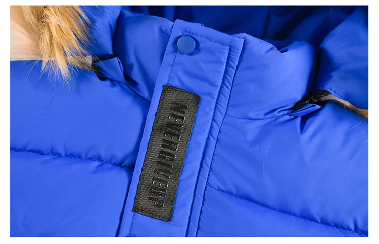 Veste Fourrure Col Mode Garder Au chaud Enfants Veste Capuche Fermeture éclair