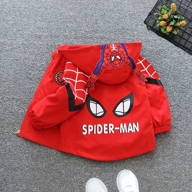Veste à Capuche de Dessin Spiderman