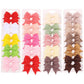 Lot de 10 Barrettes à cheveux avec ruban solide pour petites filles.