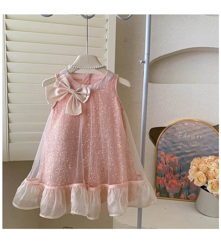 Luxe Vintage Robe Pour Fille 1-10 ans