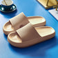 Lucyever Men Women Thick Platform Home Slippers Fashion Non-slip EVA Bathroom Slides Woman Sandals 2022 Summer Soft Flip Flops