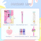 Journal Intime Fille, carnet Privé secret avec Clé Et Cadenas, avec Sac à Main, Stylo Multicolore, Ruban Adhésif Décoratif, Marque-Page, Porte-Clés, Cadeau parfait pour les enfants