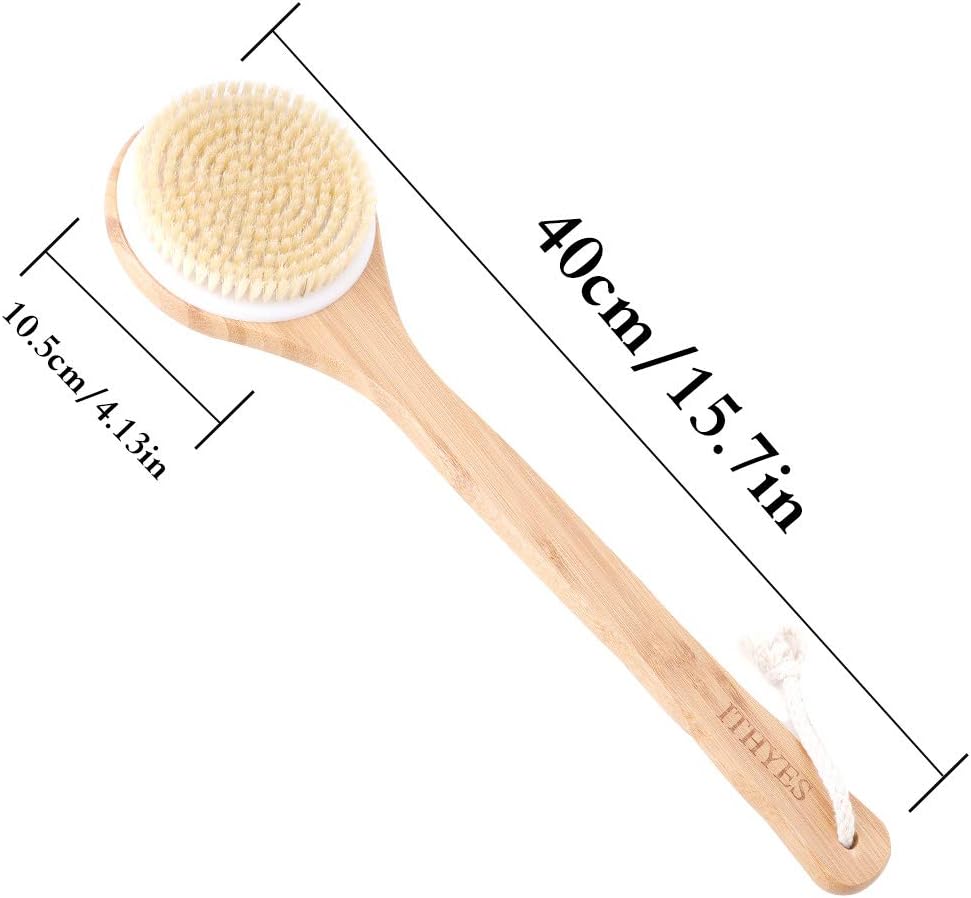 Brosse de bain en bambou