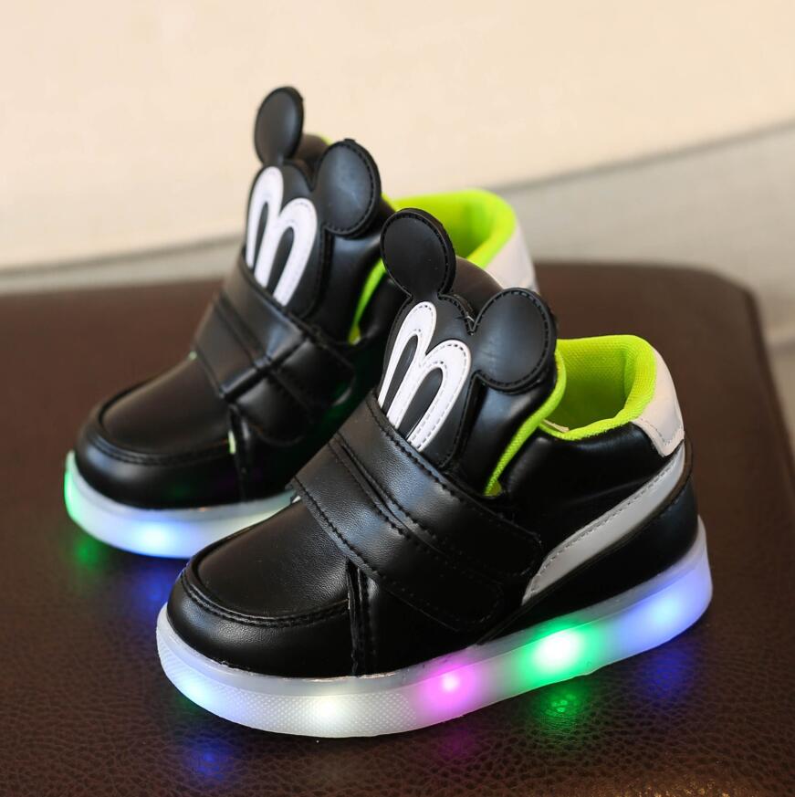 baskets-led-bebe-noir