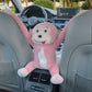 boite-a-mouchoirs-de-voiture-tiger-pas-cher-coton-sange-rose