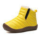 botte-de-neige-impermeables-bebe-jaune-tres-chaud