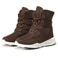 bottes-de-neige-femme-chaud-marron-fille